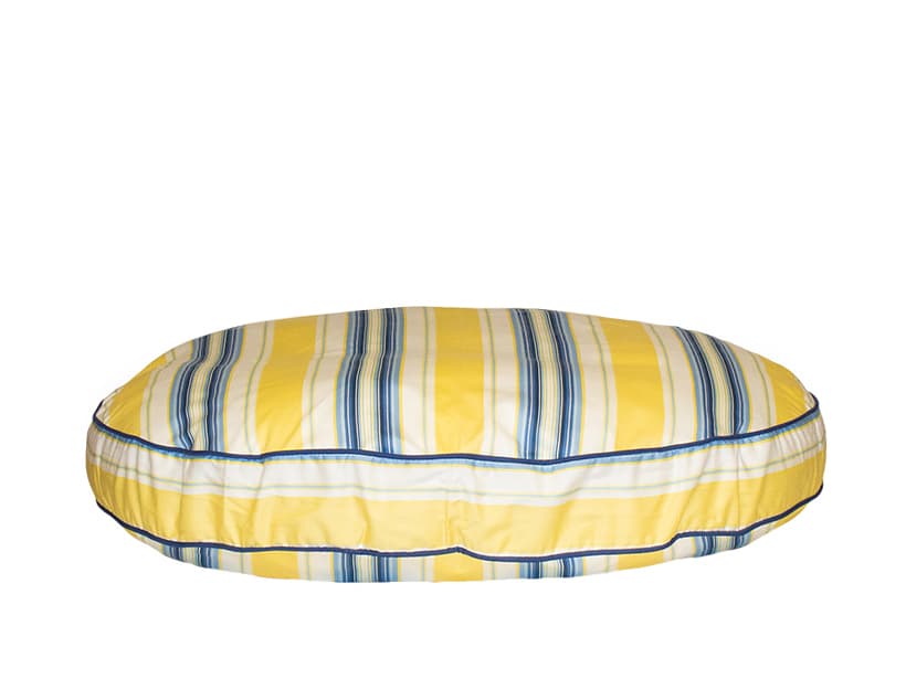 Striped online dog bed